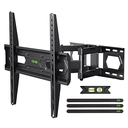 USX MOUNT TV Wall Mount for 32-65 inch Flat Screen/LED/4K up to 110lbs, Full Motion TV Mount Bracket with Swivel & Tilt Articulating Dual Arms, Max VESA 400x400mm, Fits 12/16" Wood Studs - Image 1