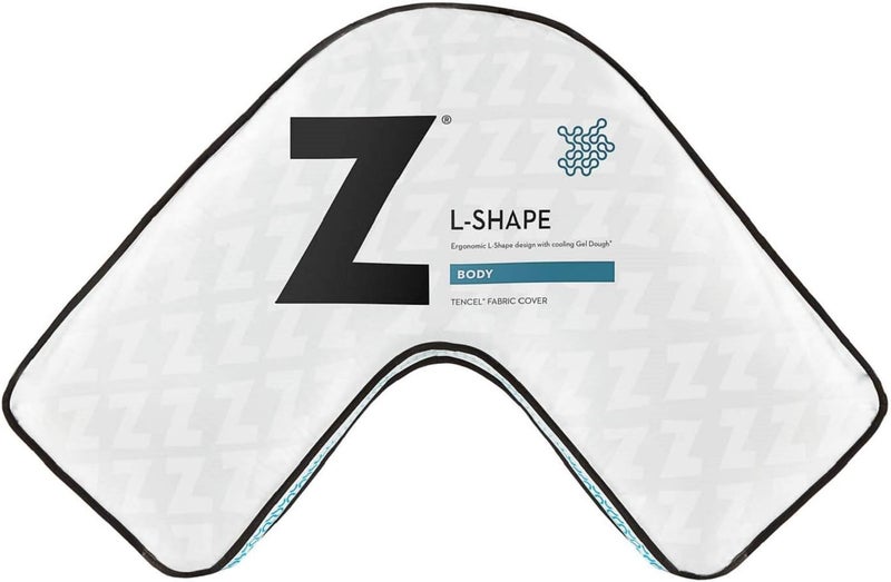 MALOUF Z Gel Memory Foam LShape Pillow for Side Sleeping Comfort Dorm Room Essentials - Image 5
