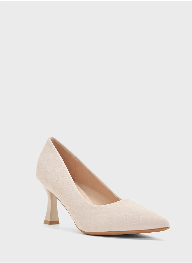 BR High Heel Pointed Pump