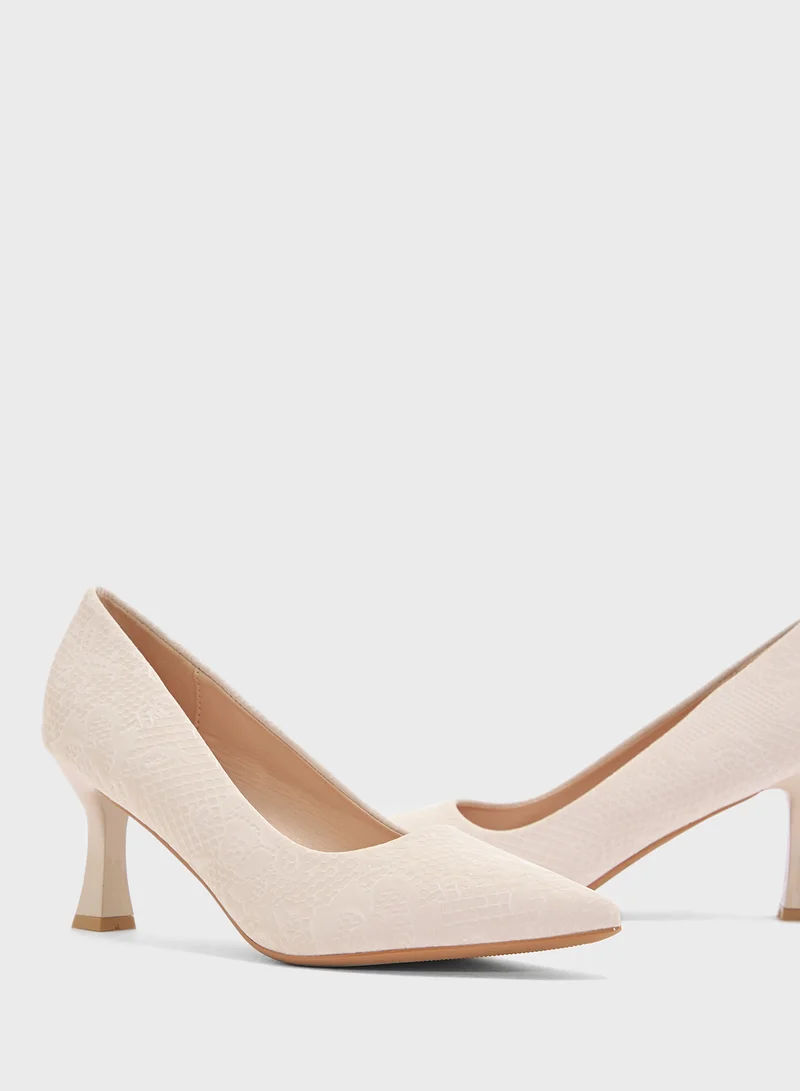 BR High Heel Pointed Pump