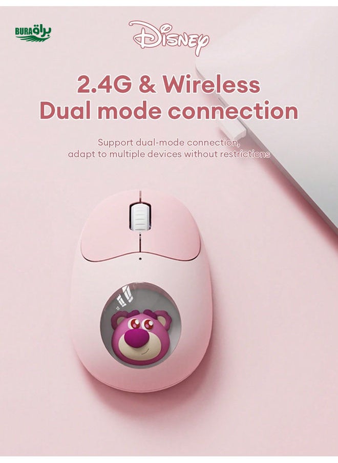 BURAQ - Disney QS-MS02 Marie Cat & Wireless Mouse, Cute Design, Low Sound, Rechargeable 2.4G/Wireless Dual Mode With Sleep Mode For Power Saving, Suitable For Laptop & Desktop Computer, Applicable For Gaming - Image 1