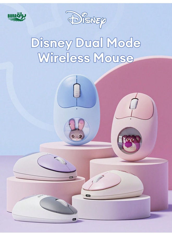 BURAQ - Disney QS-MS02 Marie Cat & Wireless Mouse, Cute Design, Low Sound, Rechargeable 2.4G/Wireless Dual Mode With Sleep Mode For Power Saving, Suitable For Laptop & Desktop Computer, Applicable For Gaming - Image 1