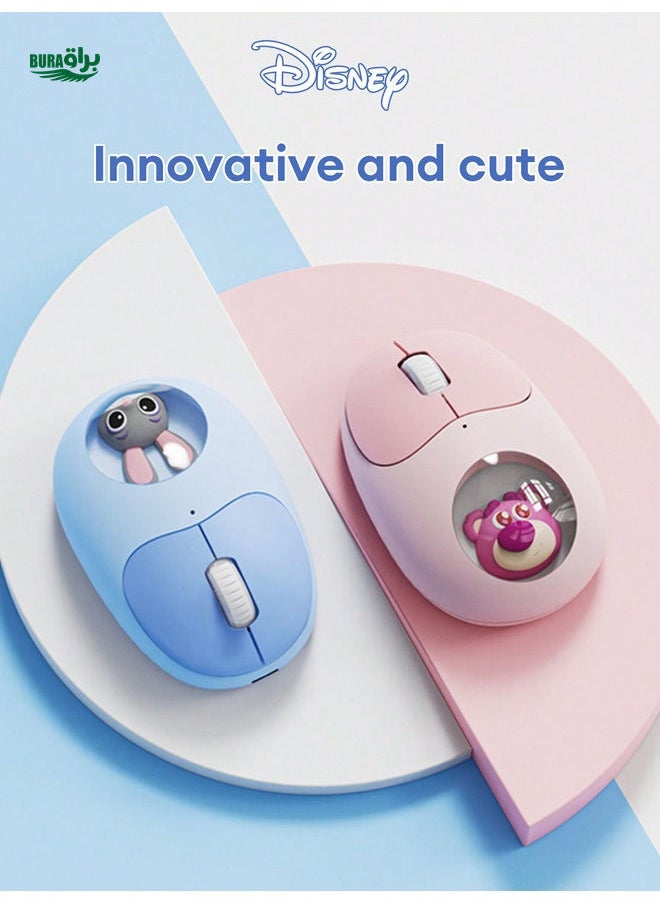 BURAQ - Disney QS-MS02 Marie Cat & Wireless Mouse, Cute Design, Low Sound, Rechargeable 2.4G/Wireless Dual Mode With Sleep Mode For Power Saving, Suitable For Laptop & Desktop Computer, Applicable For Gaming - Image 1