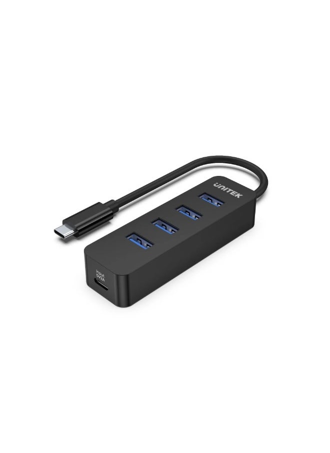 H1117B USB3.0 Hub With Optional USB-C Power (4-in-1)  (4*USB-A), with USB-C Power Port)