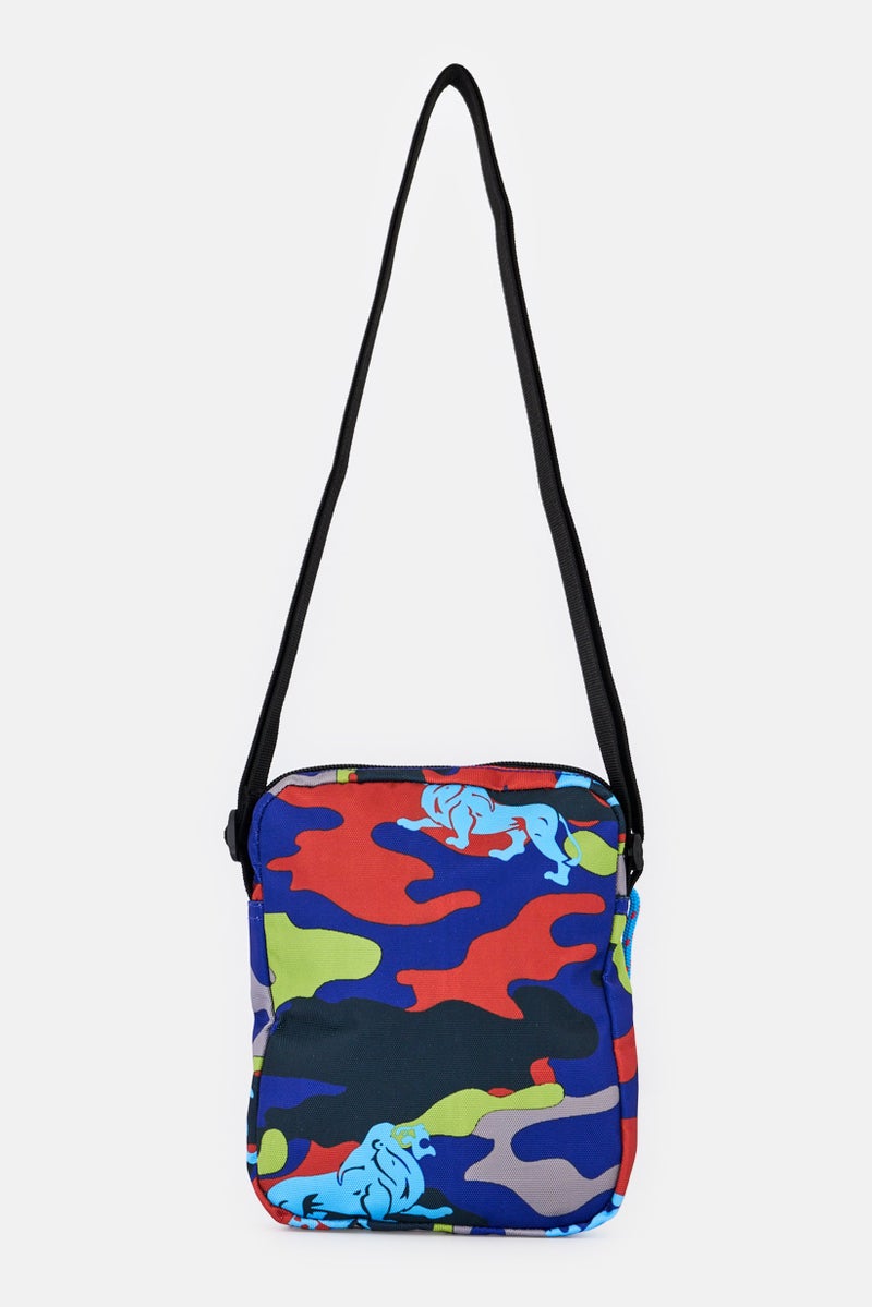 Lonsdale حقيبة كتف للرجال بتصميم تمويه، متعددة الألوان - Image 2