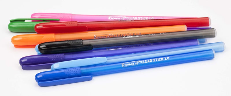 Promarx Fashion Stick Ballpoint Pens, 1.0 mm, Assorted Colored Ink, 10-Count - Image 5