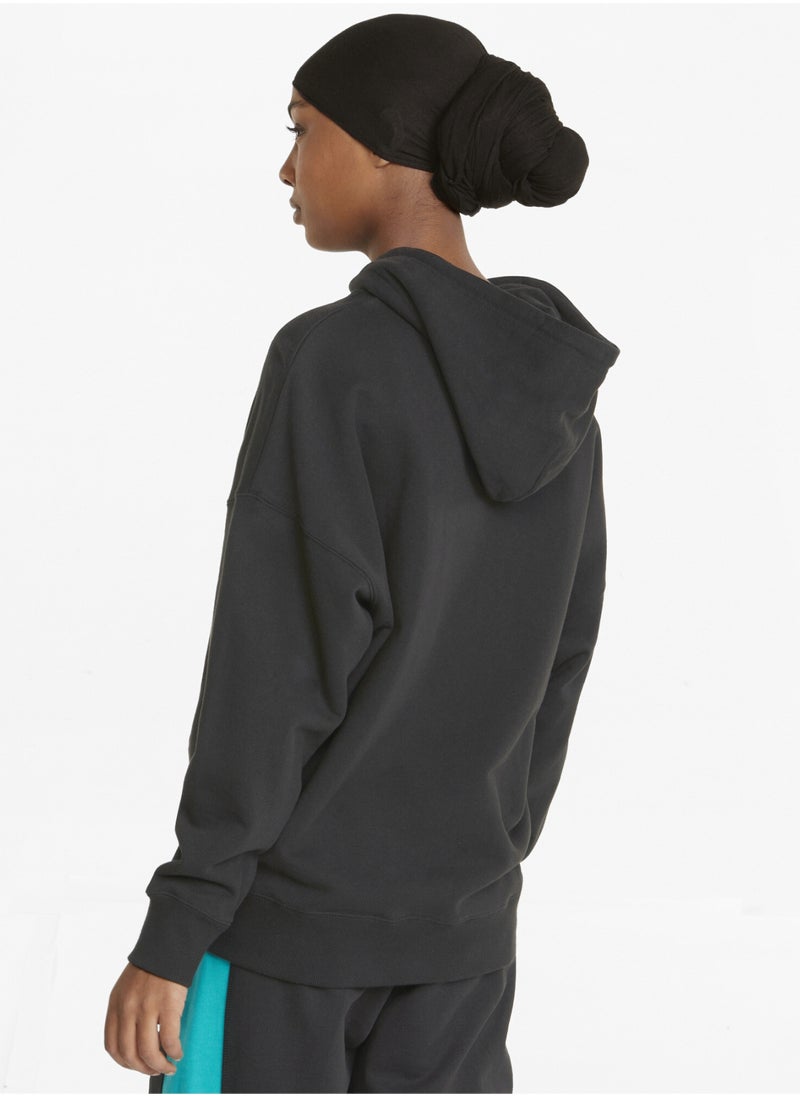PUMA - DOWNTOWN Womens Relaxed Hoodie - Image 1