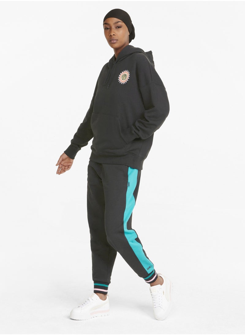 PUMA - DOWNTOWN Womens Relaxed Hoodie - Image 1