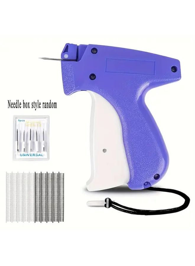 مسدس الخياطة الأرجواني الصغير والسريع مع 6 إبر دقيقة و1000 مشبك - Image 1