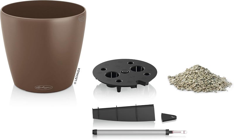 Lechuza 13183 Classico Color 21 Self-Watering Planter, Nutmeg Matte - Image 3