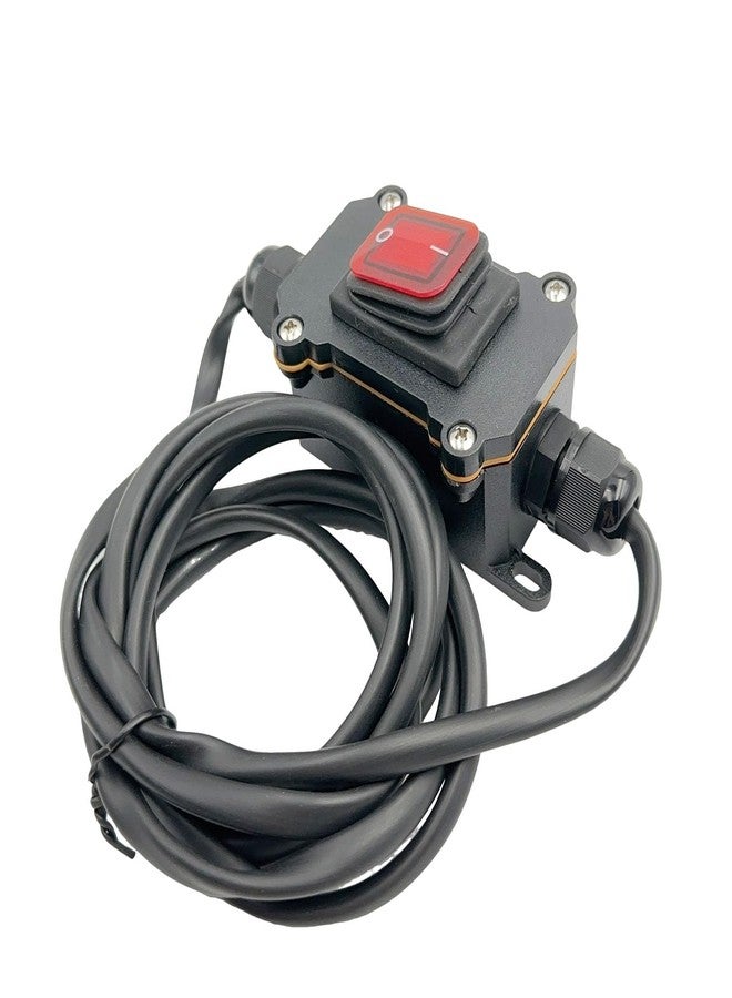 Bstenky Waterproof Inline Cord Switch 12V 20A DC IP66 Red Lighted 2 Position 4 Pin DPST with 16 AWG 6.5FT Electrical Wire Outdoor Inline Power Lamp ON/Off Switch - Image 5