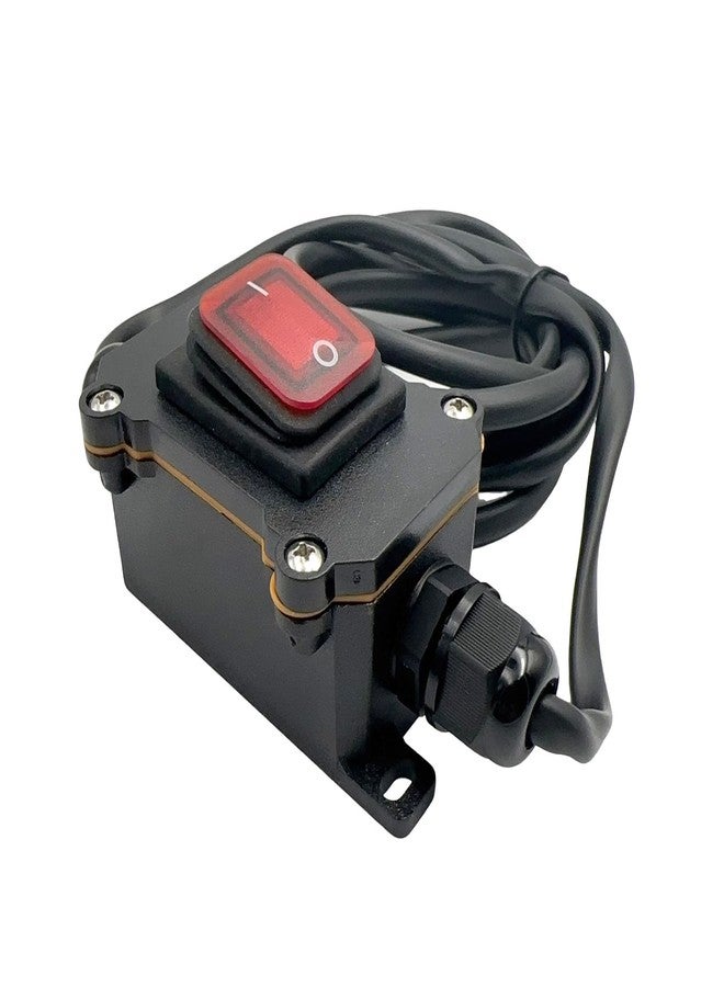 Bstenky Waterproof Inline Cord Switch 12V 20A DC IP66 Red Lighted 2 Position 4 Pin DPST with 16 AWG 6.5FT Electrical Wire Outdoor Inline Power Lamp ON/Off Switch - Image 4