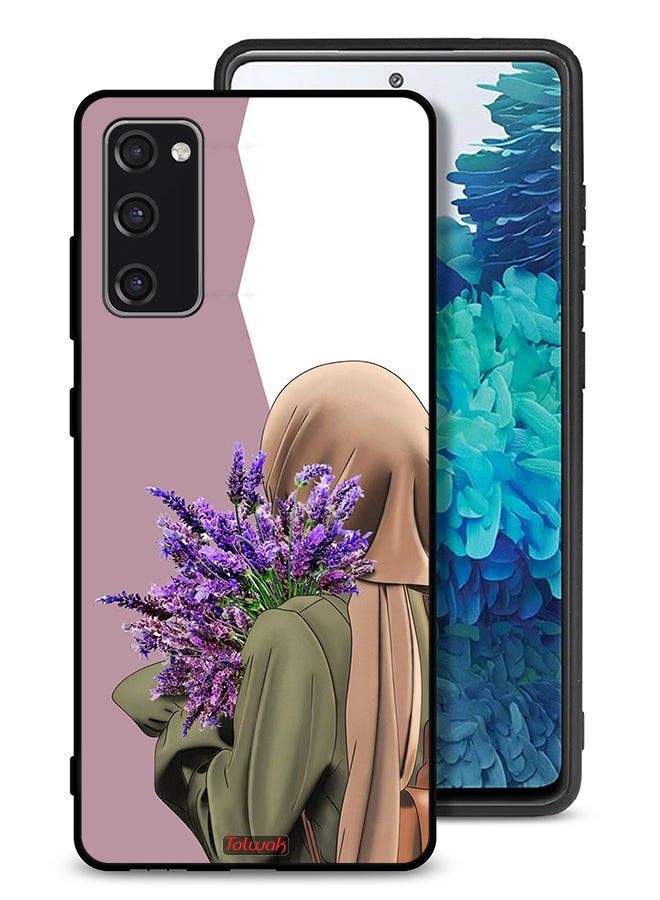 Tolwak Samsung Galaxy S20 FE Protective Case Cover Holding Flower - Image 1