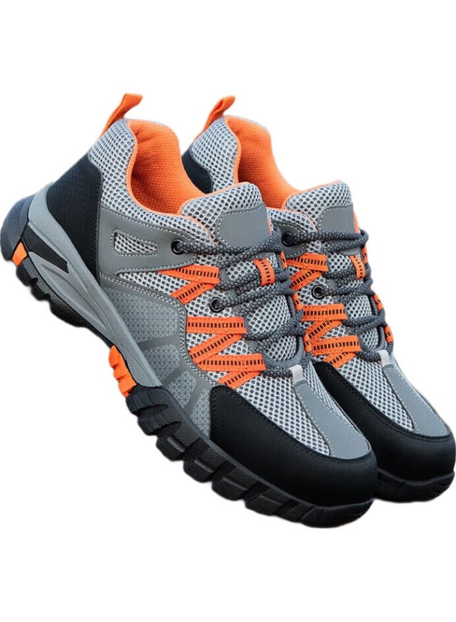 Jingtu Safety Shoes For Men, Wear-Resistant, Steel Toe Cap, Puncture-Resistant, Lightweight, Breathable, Functional Work Shoes 1105T Size 38 - Image 1