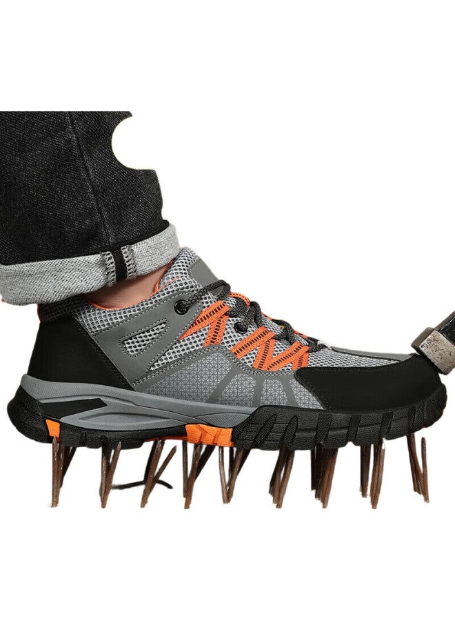 Jingtu Safety Shoes For Men, Wear-Resistant, Steel Toe Cap, Puncture-Resistant, Lightweight, Breathable, Functional Work Shoes 1105T Size 38 - Image 2