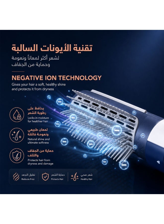 ريبون مجفف شعر احترافي مزود بفرشتين - Image 2