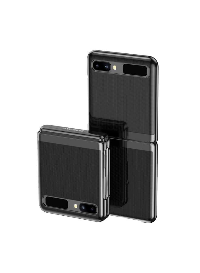 S-TOP Case For Samsung Galaxy Z Flip 5G / 4G Ultra-thin Electroplated Transparent Folding Case