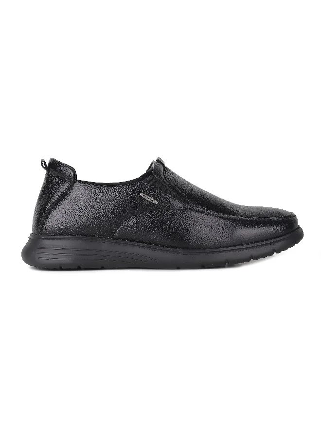 Red Chief Black Low Ankle Slip On Formal Shoe - Rc3977Lr 001