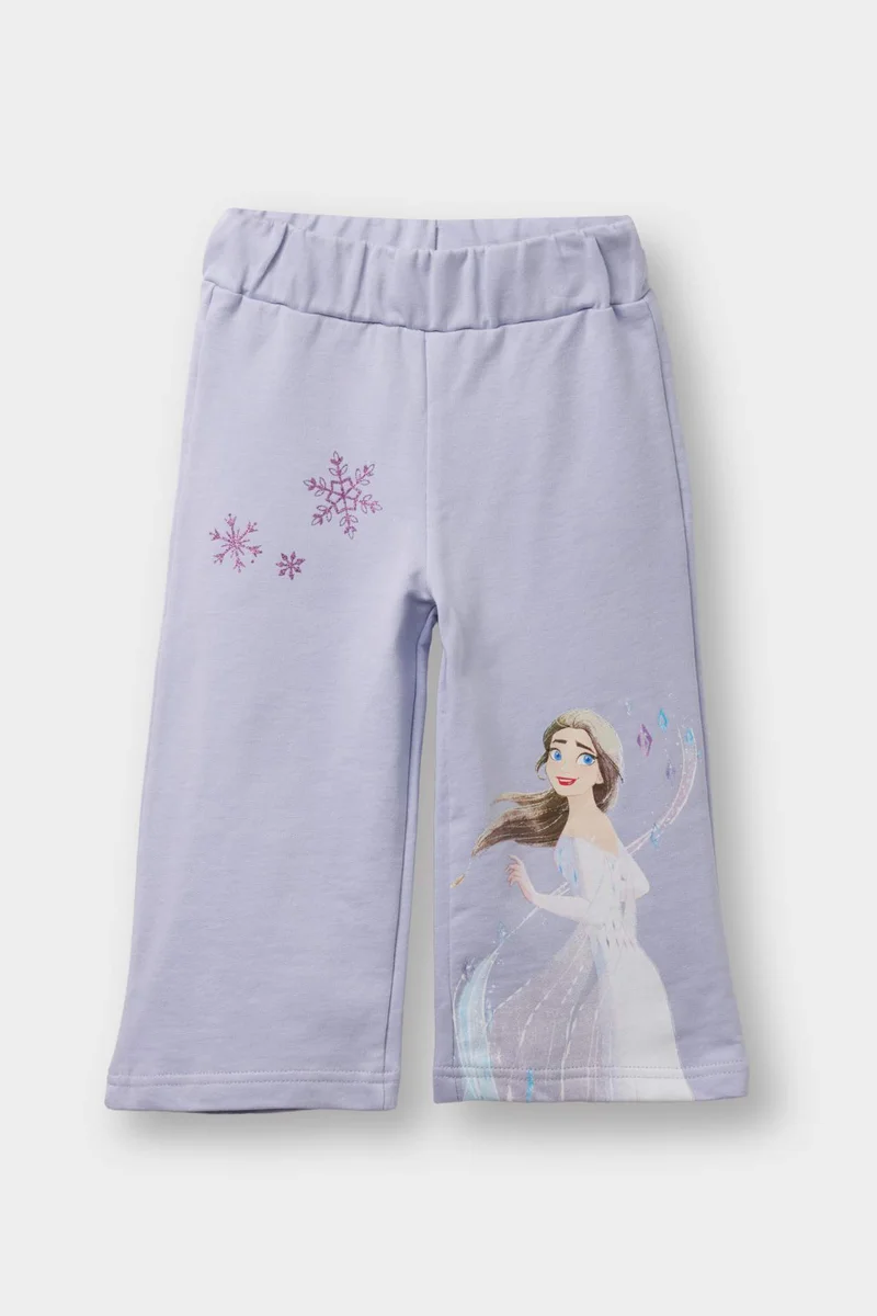 Defacto Baby Girl Frozen Hooded Sweatshirt Sweatpants 2 Piece Set