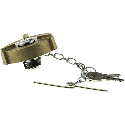 Stant Saddle Tank Locking Fuel Cap for Ford L-Class Heavy Duty Trucks 1990-1998, Bronze - Image 1