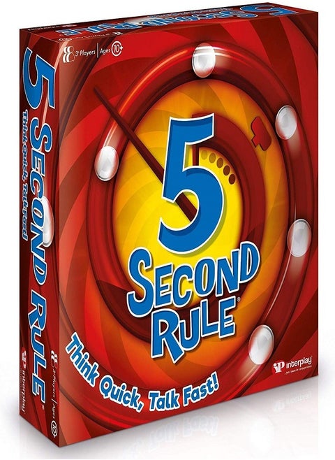 5 Second Rule Mini Game, Board Game with Family Timer Around the Clock