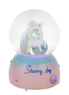 General Music Box Crystal Ball Ornament Music Crystal Ball Dreamy Unicorn Crystal Ball Desktop Crystal Ball Unicorn Crystal Ball Light Unicorn Crystal Ball Lamp Crystal Ball Decor  - Image 1