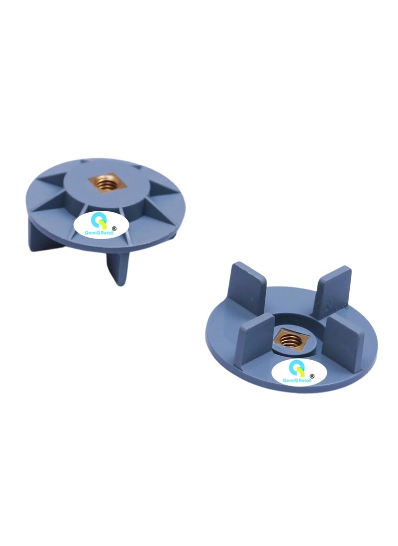 QemiQ Retail - QemiQ Retail®- "Jar Coupler" Suitable for Philips -Juicer Mixer Grinders (HL1631/ HL1632) Models (Pack of 4 Units/Grey) - Image 1