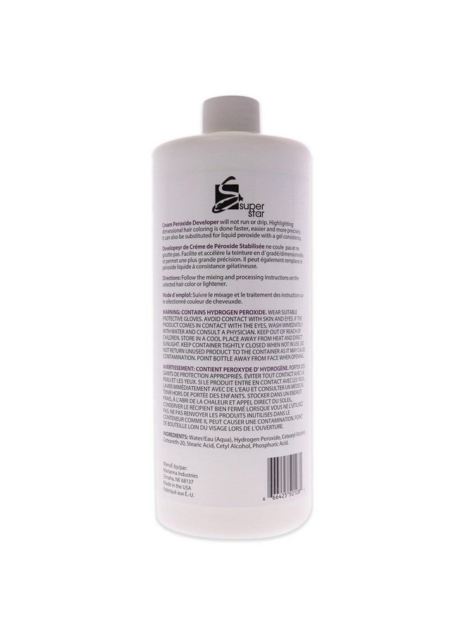 SUPER STAR 10v Cream Peroxide Developer, 32 Fluid Ounce - Image 2
