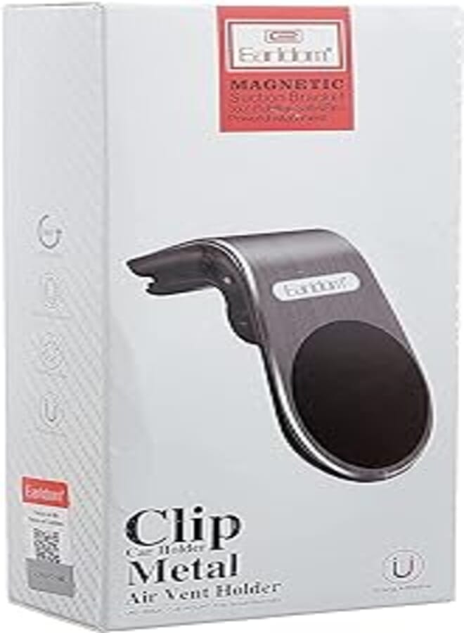Earldom Car Air Vent Magnetic Phone holder Mount with Universal Cell Phone Bracket Stand (360 degree Rotation) - Silver
