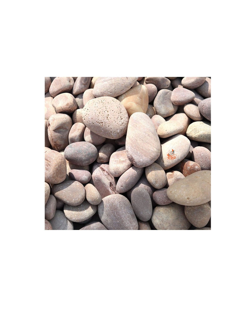 KNP Red River stone Natural Garden Material 5-8 CM 20KG - Image 2
