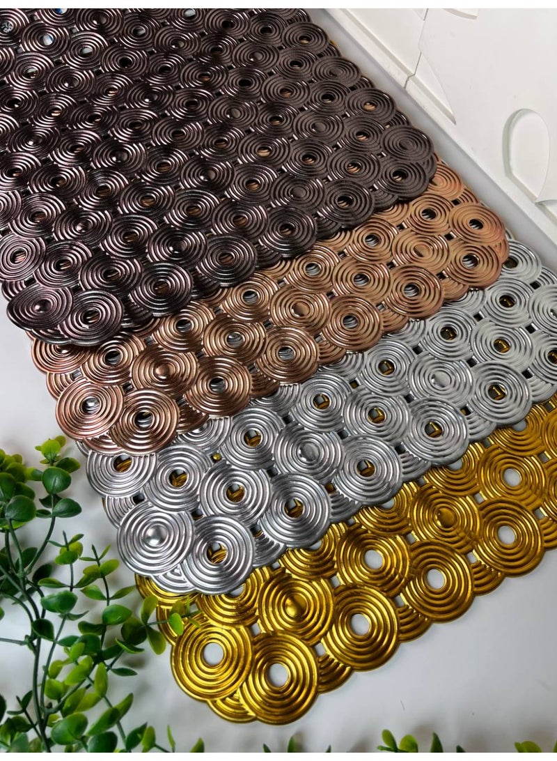 Luxury Silicone Bath Mat – Non-Slip Shower/Bathtub Mat – Water-Resistant with Comfortable Massage Design – For Inside & Outside Bathtub – Multiple Colors - Image 2