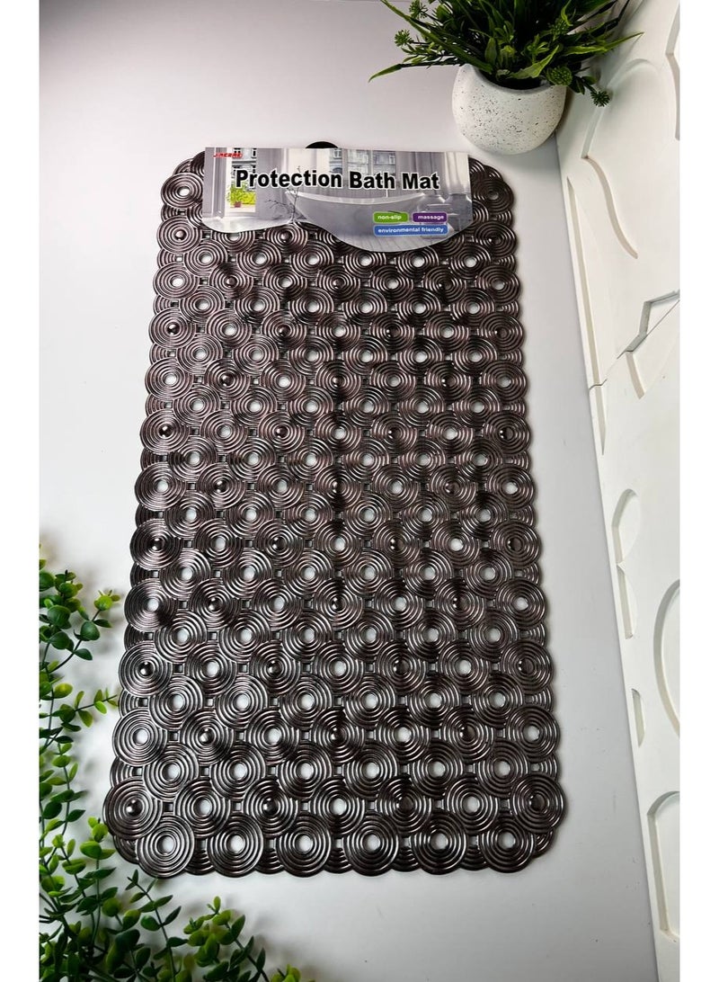 Luxury Silicone Bath Mat – Non-Slip Shower/Bathtub Mat – Water-Resistant with Comfortable Massage Design – For Inside & Outside Bathtub – Multiple Colors - Image 4