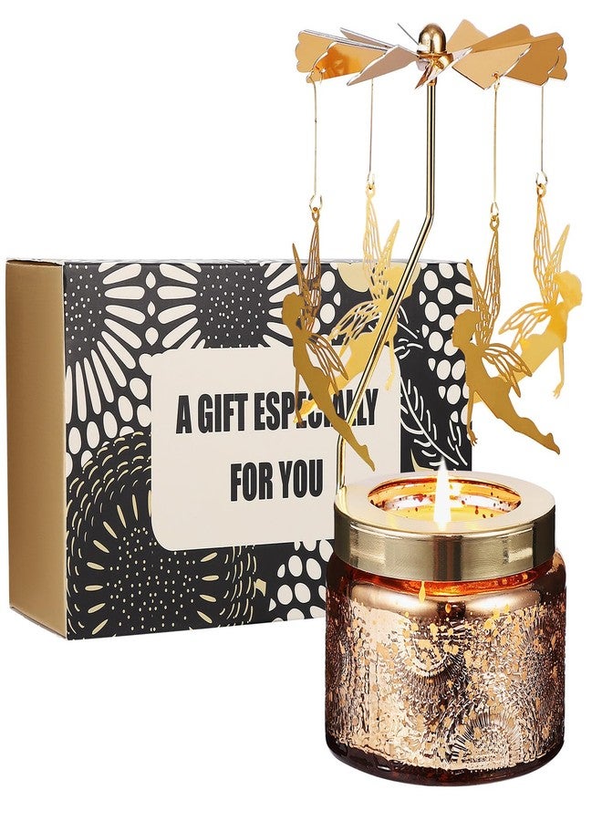 DAISRED Gifts for Women, Unique Christmas Gifts for Mom Daughter Sister Aunts, Birthday Gifts for Friend Women Rotatable Scented Candles Gifts for Christmas Thanksgiving Anniversary (Girl with Wings) - Image 4