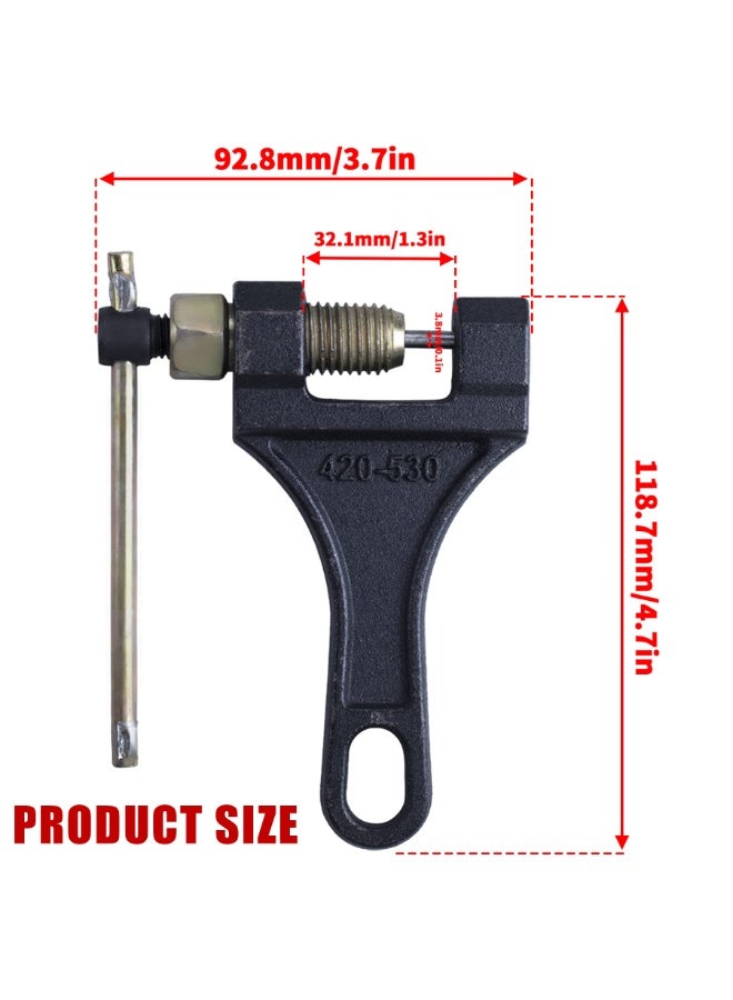Chain Breaker #420-530 Chain Tool fit for Dirt Pit Bike ATV Quad Go Kart Scooter Motorcycle Bicycle Chain Break # 420 428 520 525 528 530 - Image 4