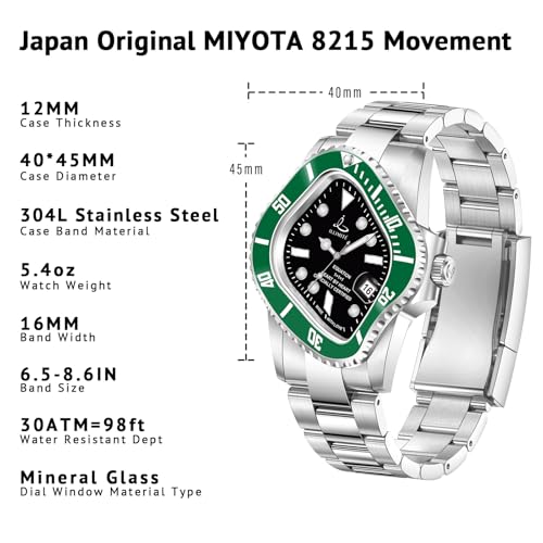 ILLIMITE Melting Automatic Watches for Men Japanese Miyota 8215 Self-Winding Mechanical Movement Women Watch Waterproof Stainless Steel Art Surrealist Wrist Watches Pea001 - Image 2