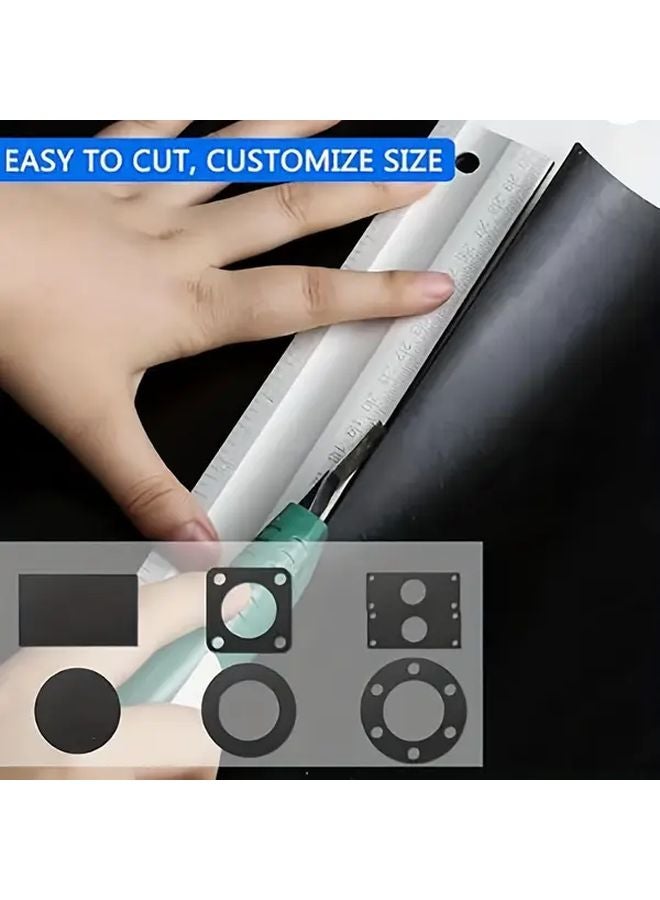 Chloroprene Rubber Foam Seal Strip 10m Length DIY Gasket Soundproof Vibration Mat - Image 3