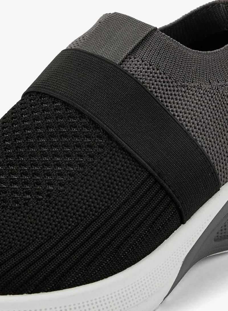 Oaklan by Shoexpress Black Boys Slip-On Sports Shoes for Men | Best Price UAE