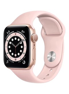 Sport Band for Apple Watch 44mm 42mm 45mm 49MM, Soft Silicone Strap Replacement iWatch Bands for Apple Watch Sport Series 4/5/6/7/8/Se - Pink sand M/L