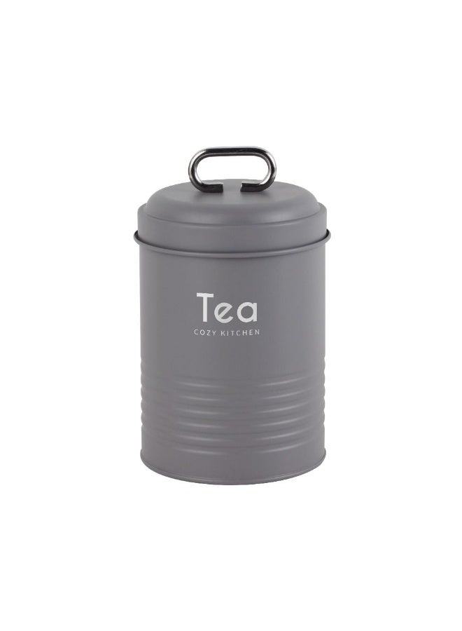 DANUBE HOME Gravitas 3-Piece Metal Storage Jar – Durable & Stylish Storage Containers, Airtight, Rust-Resistant, Perfect for Kitchen Organization, Pantry Storage & Home Use Grey -1300Ml  - Image 5
