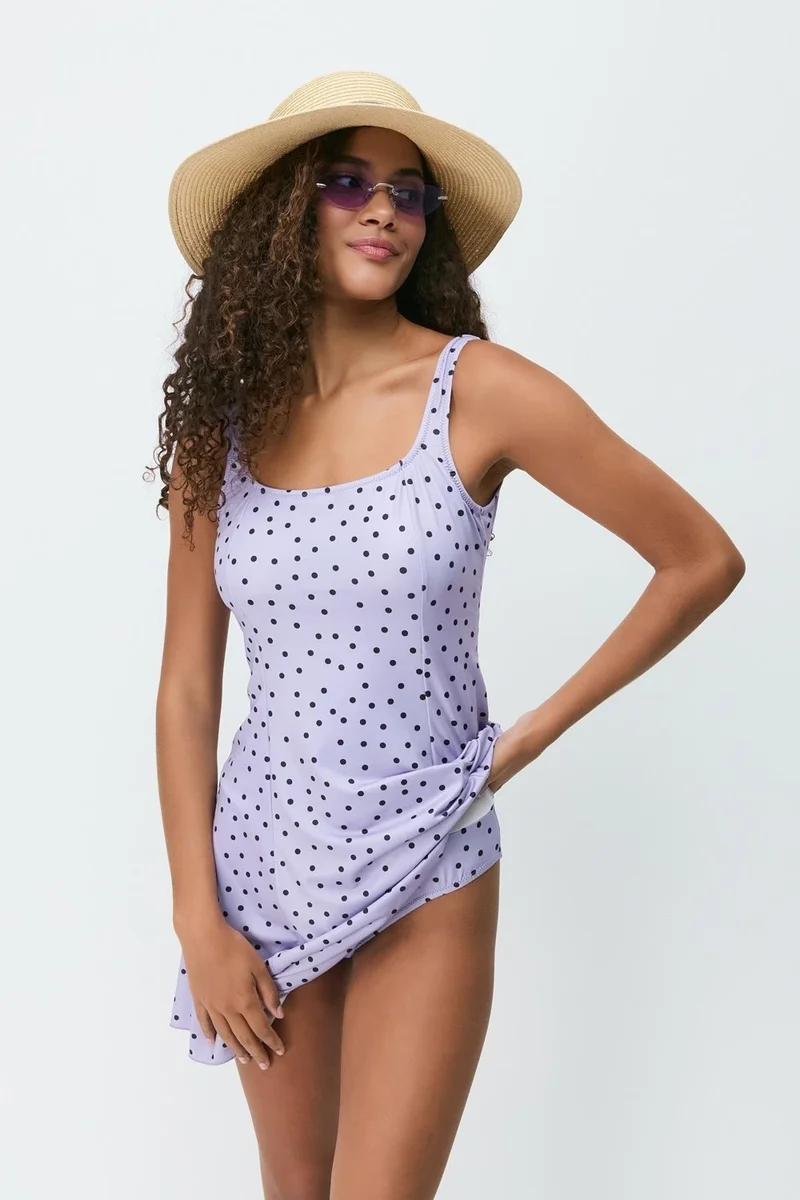 سي اند سيتي Dress Swimsuit 7783 Purple