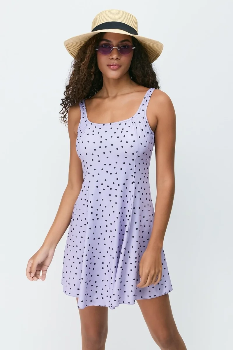 سي اند سيتي Dress Swimsuit 7783 Purple