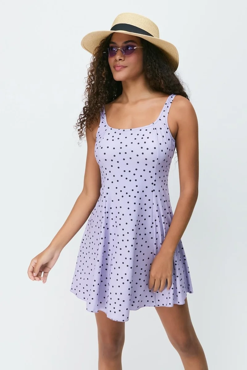 سي اند سيتي Dress Swimsuit 7783 Purple