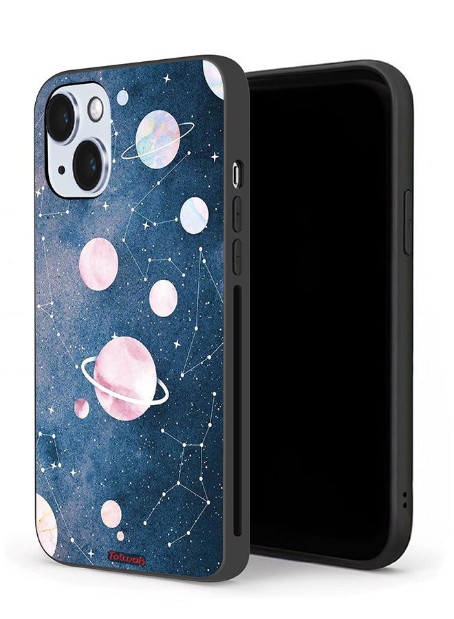 Tolwak Apple iPhone 14 Protective Case Space Art - Image 1