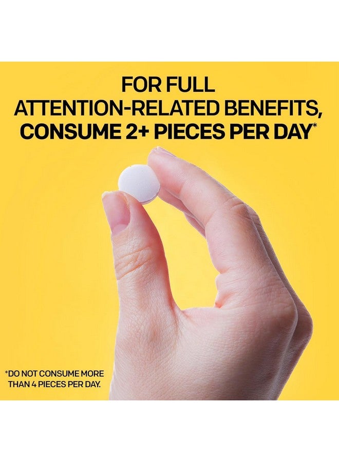 NATURAL STACKS Focus Bites for Productivity & Cognition - Clinically Tested Paraxanthine Supplement - Fast Acting & Clean Stimulation - Caffeine-Free Supplement for Learning - 30 Melon Mint Chewables - Image 4