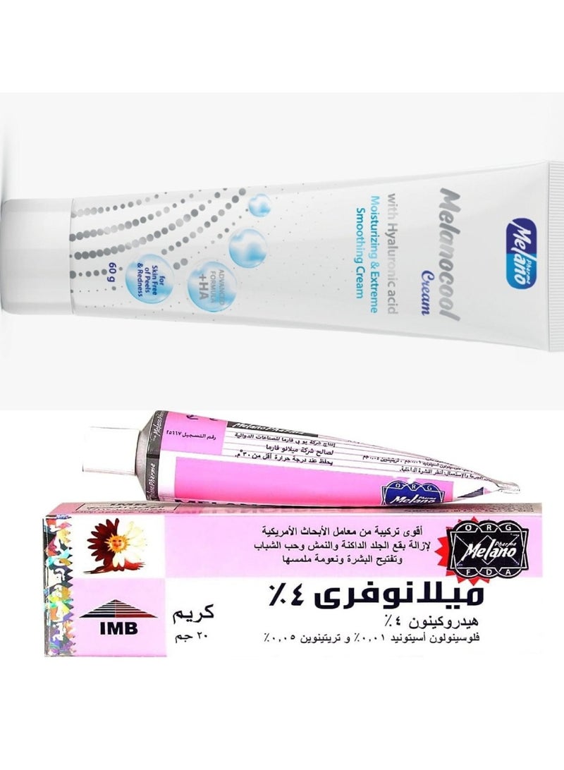 Melano Pharma Melanofree 4% Cream 20 g And Melanocool Cream 60 g - Image 2