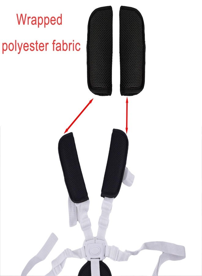 Anglepingping 2 Pack Car Seat Strap Covers,Seat Neck Strap Covers for Car,Universal Seat Belt Covers,Car Seat Straps Shoulder Pads for Baby Kids - Image 4