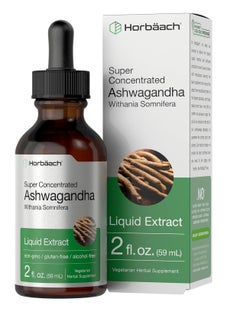 Horbaach Super Concentrated Ashwagandha 2fl oz 59ml  - Image 1