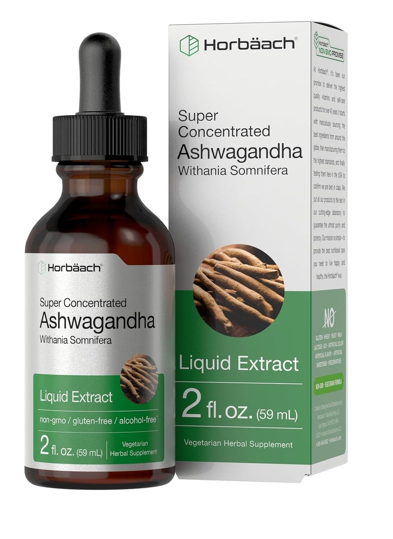 Horbaach - Super Concentrated Ashwagandha 2fl oz 59ml - Image 1