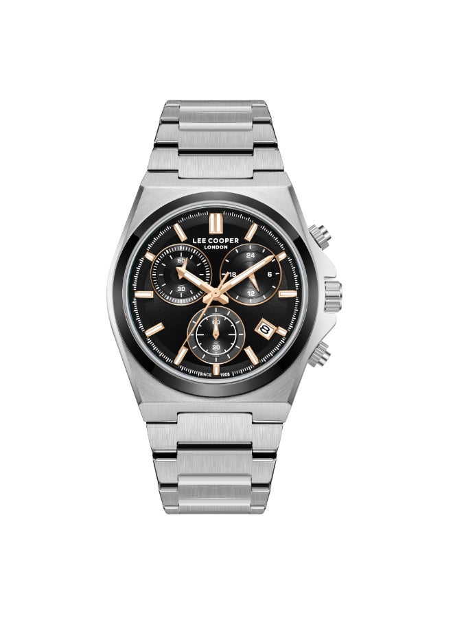 Lee Cooper black Men's Metal Multi Function Watch LC08188.650 - 41