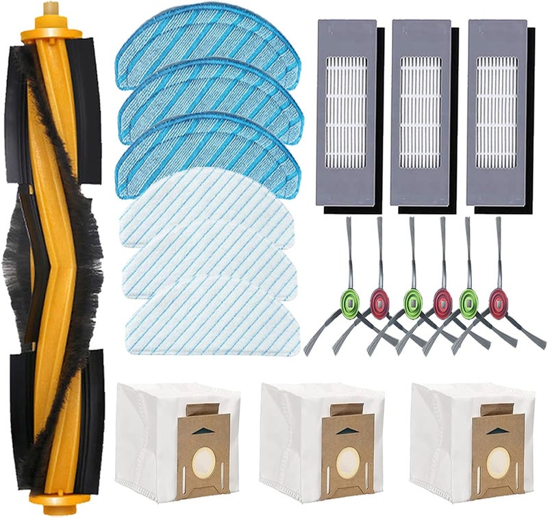 YERXPAFT قطع قماش الممسحة البديلة لسلسلة Ecovacs Deebot OZMO T8 N8 T9 N10 (19 قطعة بديلة) - Image 1